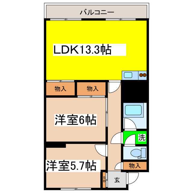 Ｃｌａｉｒの間取り