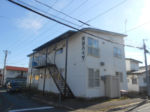 新開ハイツの外観