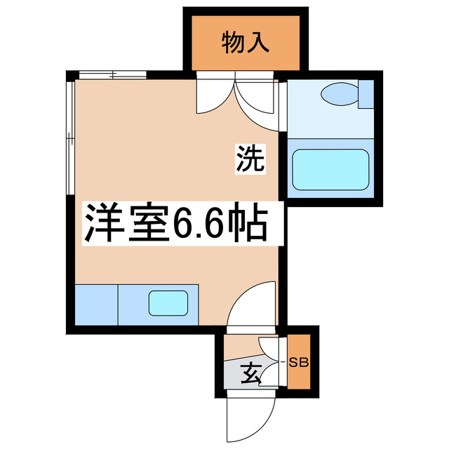 コーポ中園の間取り