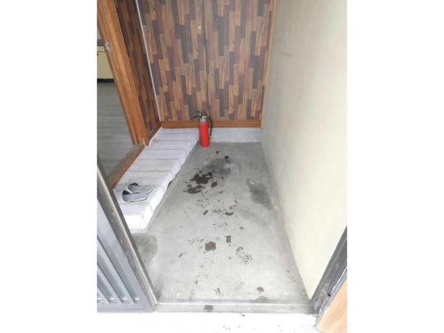 阿部ハイツの玄関