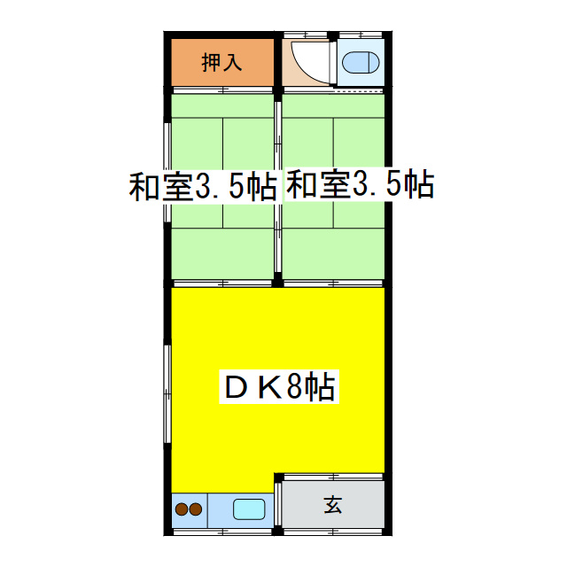 丹頂マンションの間取り