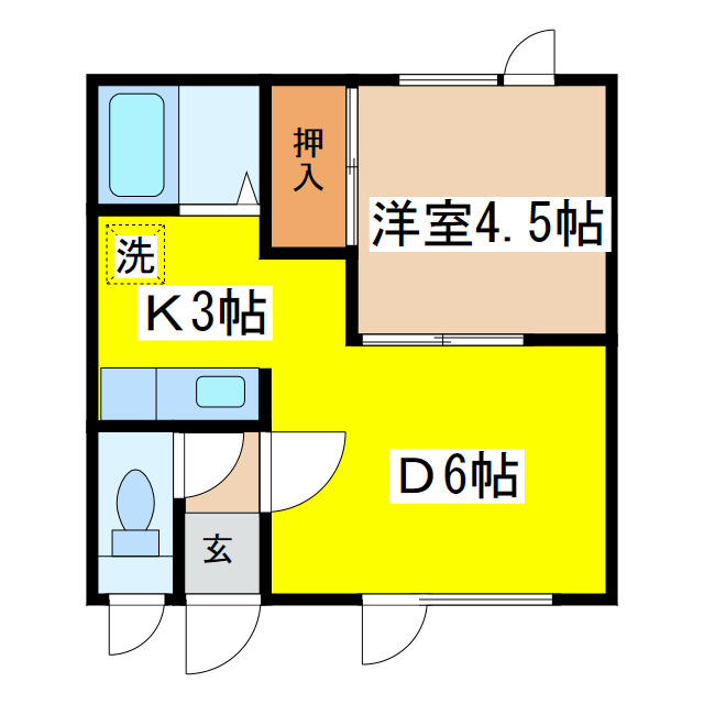 鈴木マンション１の間取り