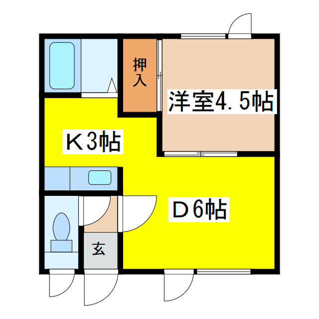 鈴木マンション１の間取り