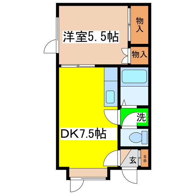 ベストハイツの間取り
