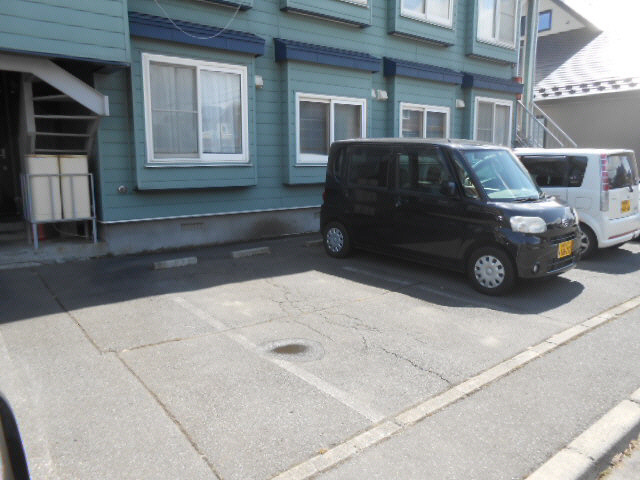 ピーチハウスの駐車場