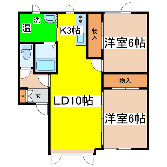コーポ希Ⅲの間取り