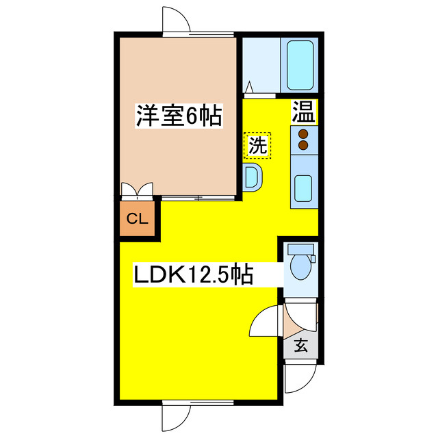ハイツかりんの間取り