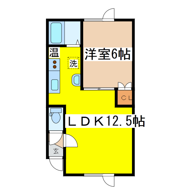 ハイツかりんの間取り
