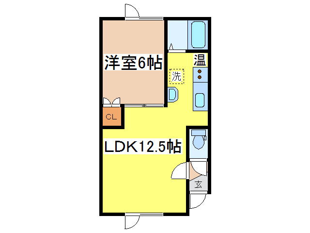 ハイツかりんの間取り