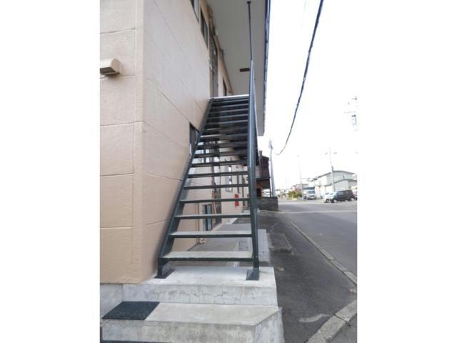 リバーハイツＡのエントランス