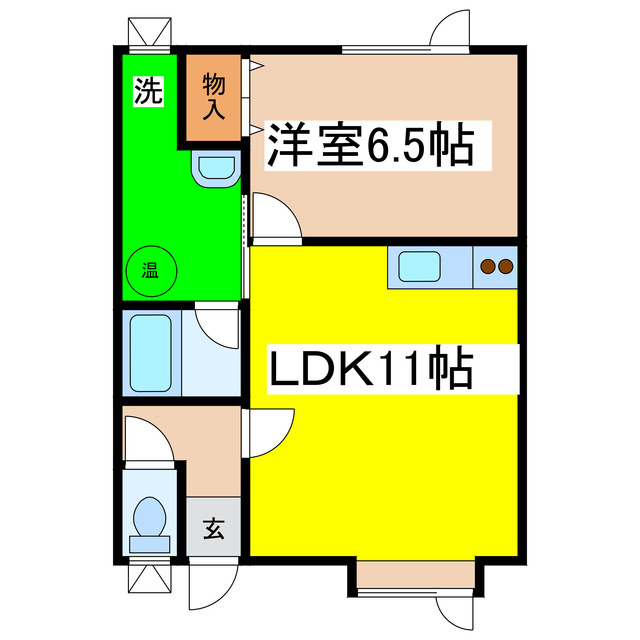 ハイツトトロの間取り