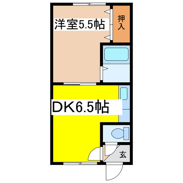 コーポミヤサカの間取り