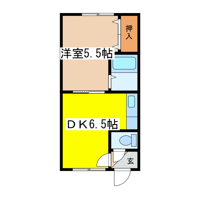 コーポミヤサカの間取り