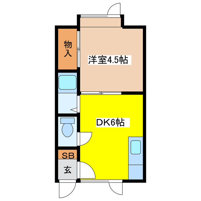 エレガンスハイツの間取り
