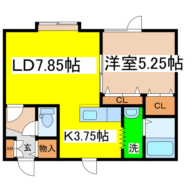ＥＰＯＣＨ光和(ｴﾎﾟｯｸｺｳﾜ)の間取り