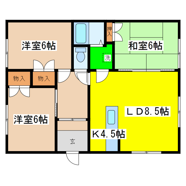 高橋マンションの間取り