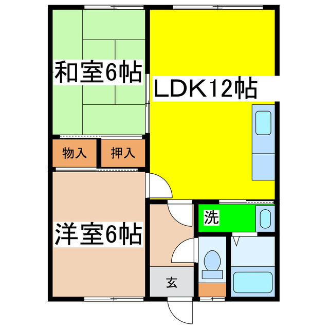 リラフランセＲの間取り