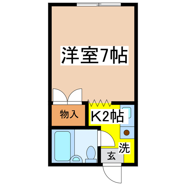 コーポ楽の間取り