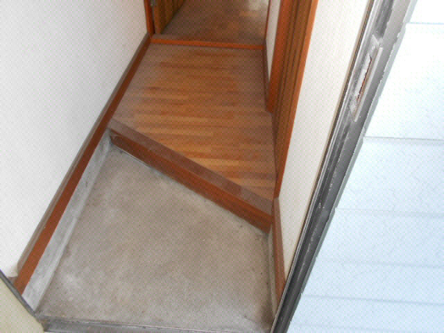 コーポ白蓮の玄関