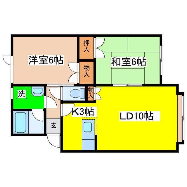インペリアル文苑の間取り