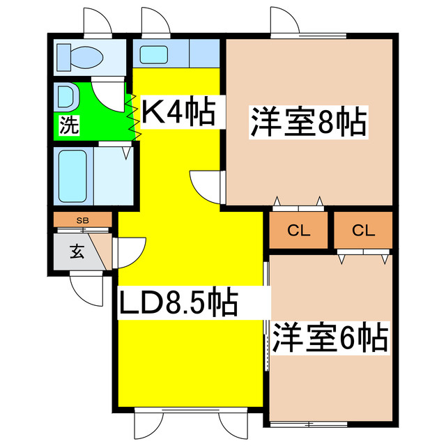 プロスパの間取り