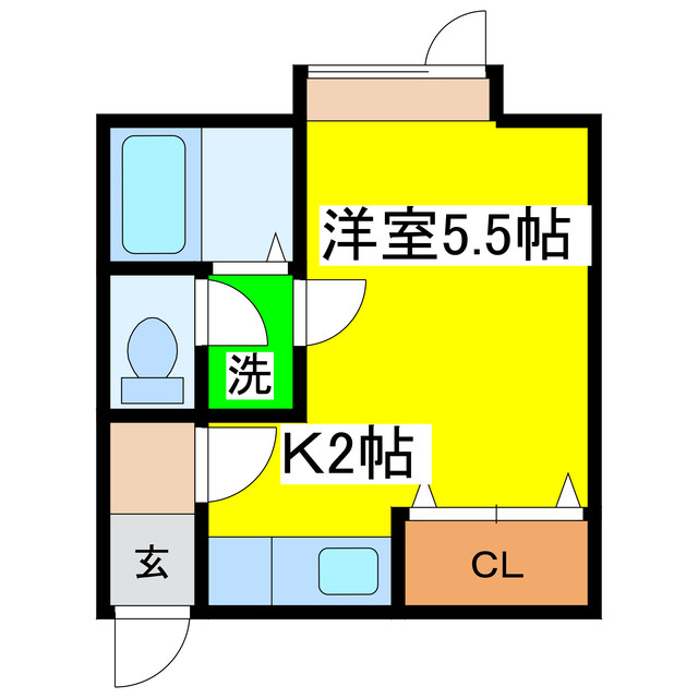 アークキャビンＦＵＪＩの間取り
