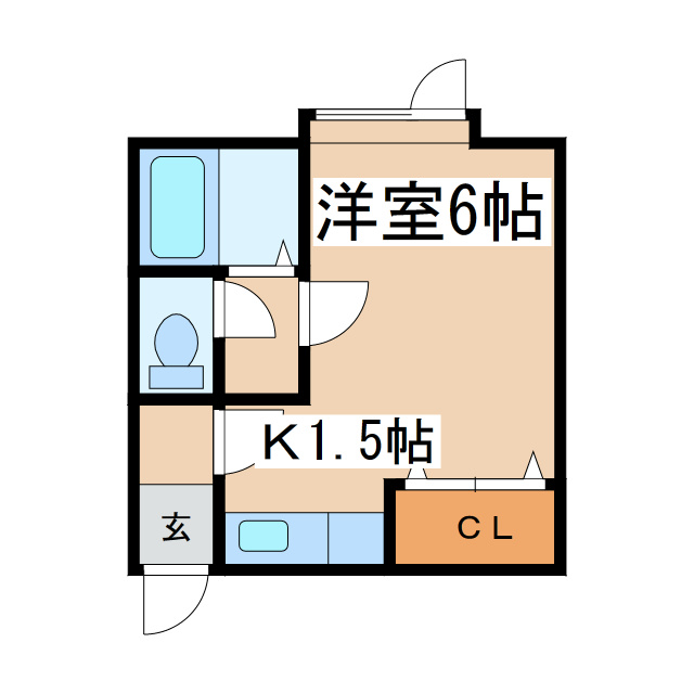 アークキャビンＦＵＪＩの間取り