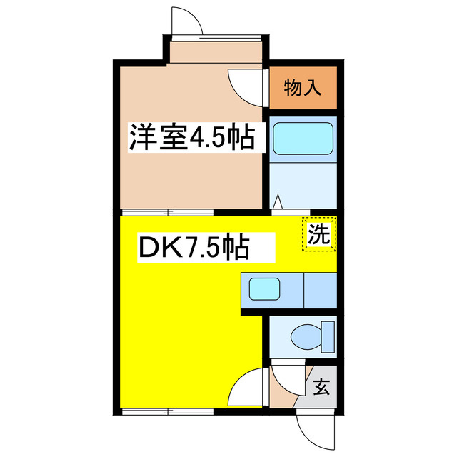 エスポワール文苑の間取り