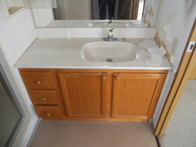 芦野マンション４号棟の洗面所