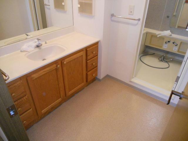 芦野マンション３号棟の洗面所