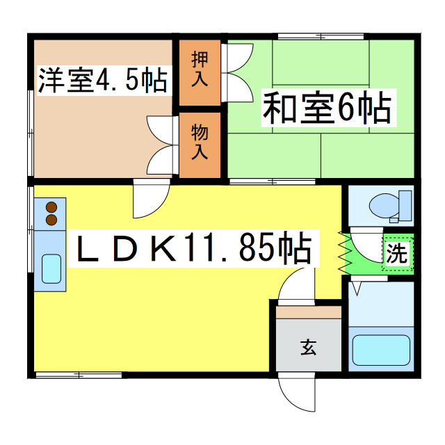 レジデンス２１の間取り