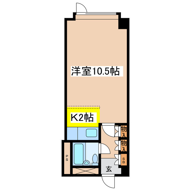 シャルマント芦野の間取り