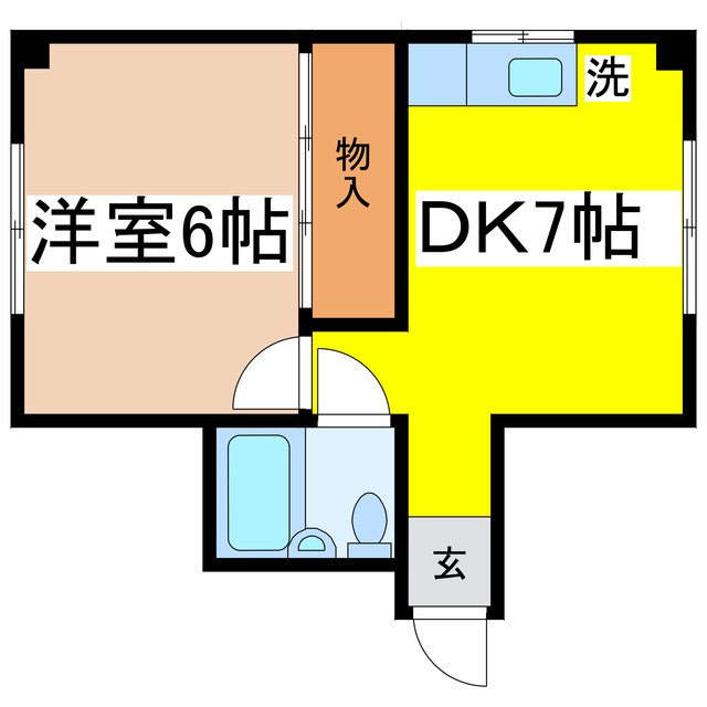 ロータスハイツの間取り