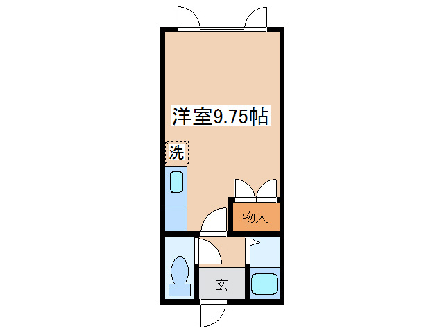ＯＮＯコーポラスⅢ－Ｂの間取り
