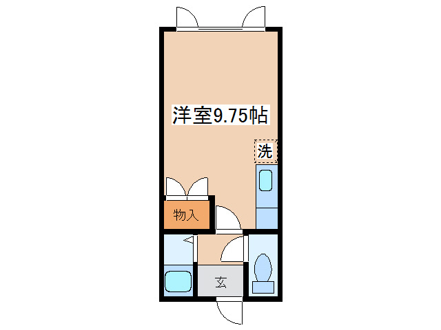 ＯＮＯコーポラスⅢ－Ｂの間取り
