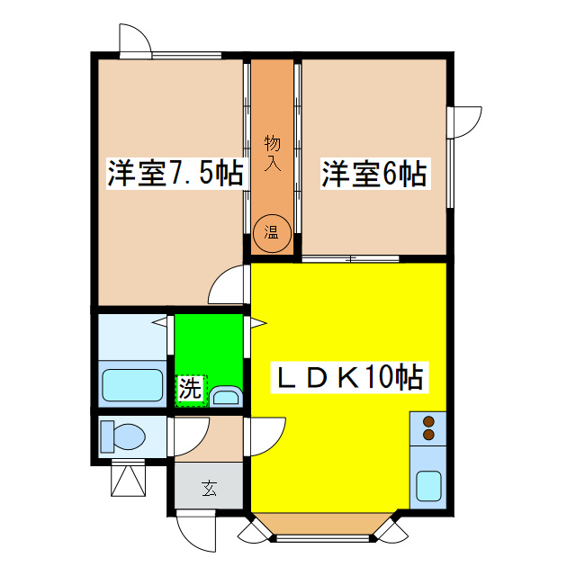 ラメールの間取り