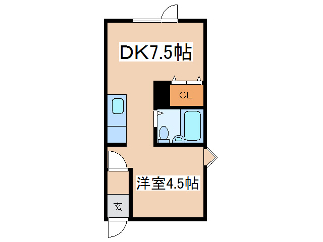 キャンパスＯＮＯ　Ｃの間取り