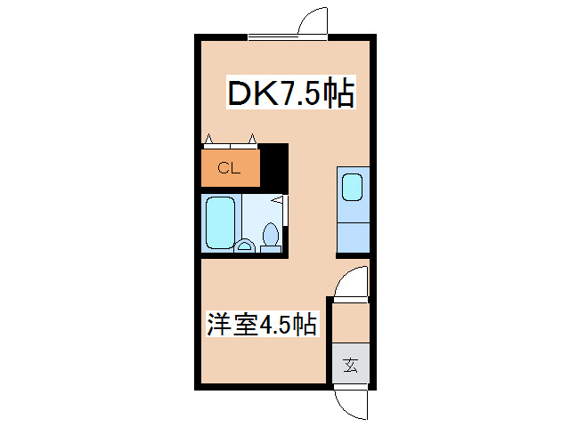 キャンパスＯＮＯ　Ｃの間取り