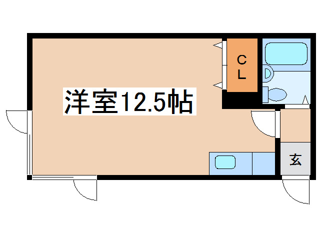 キャンパスＯＮＯ　Ｂの間取り