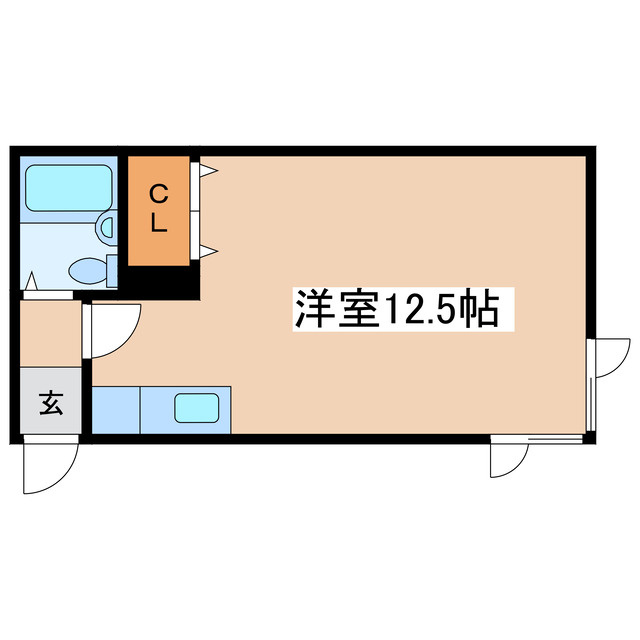 キャンパスＯＮＯ　Ｂの間取り