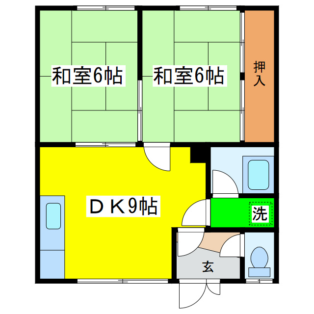 広沢ハイツの間取り