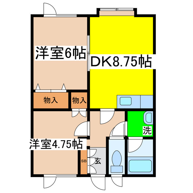 ホワイトパレスの間取り