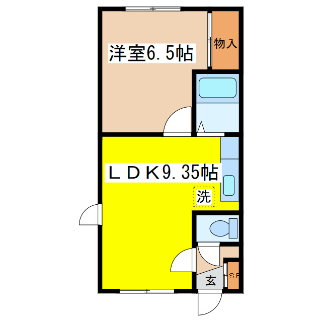 ハイツポエムの間取り