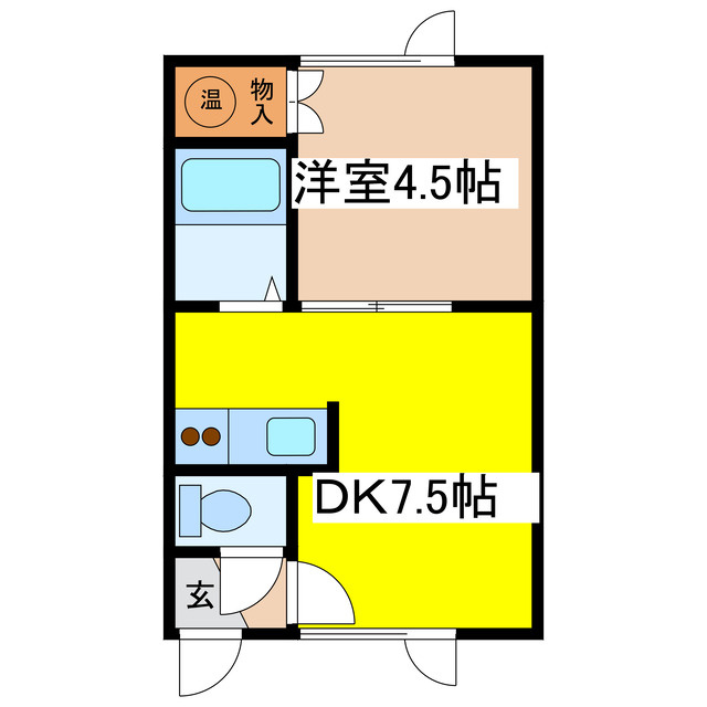 アーバンエコーの間取り