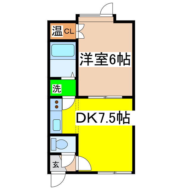 東洋ハイツⅠの間取り