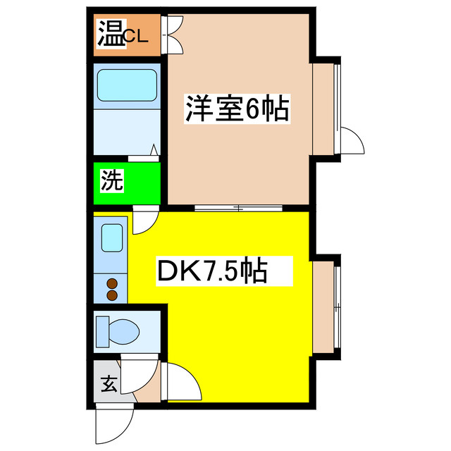東洋ハイツⅠの間取り