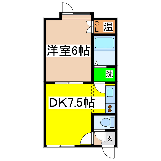 東洋ハイツⅡの間取り
