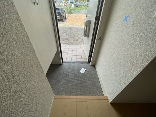 神戸市垂水区名谷町のハイツの玄関