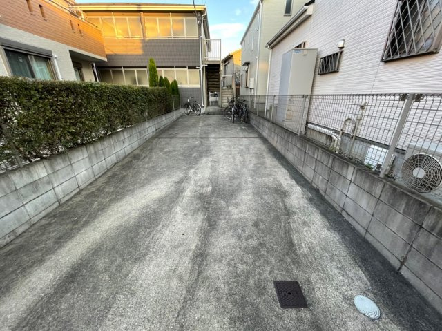 フィールドサイドのエントランス