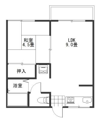いずみハイツ石原Ⅰの間取り